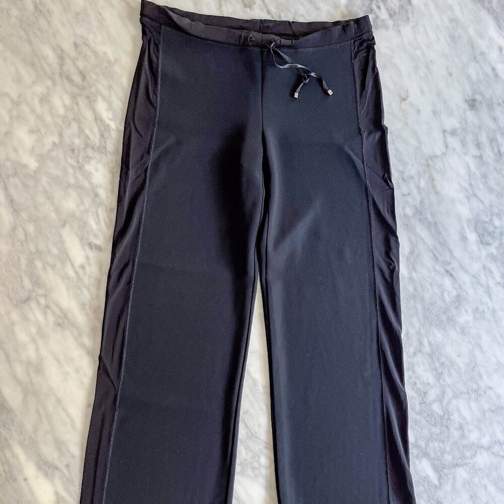 S’ Max Mara Black Wide-Leg Trousers, Size 0